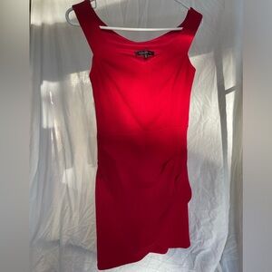 Perfect red dress. Off the shoulder. Dynamite size SM